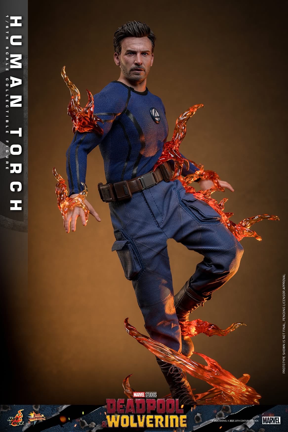Preventa Figura Human Torch - Deadpool & Wolverine marca Hot Toys MMS789 escala 1/6