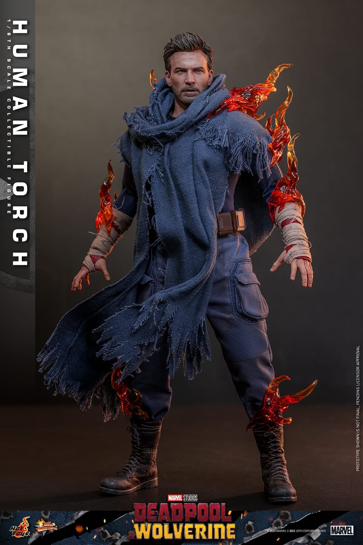 Preventa Figura Human Torch - Deadpool & Wolverine marca Hot Toys MMS789 escala 1/6