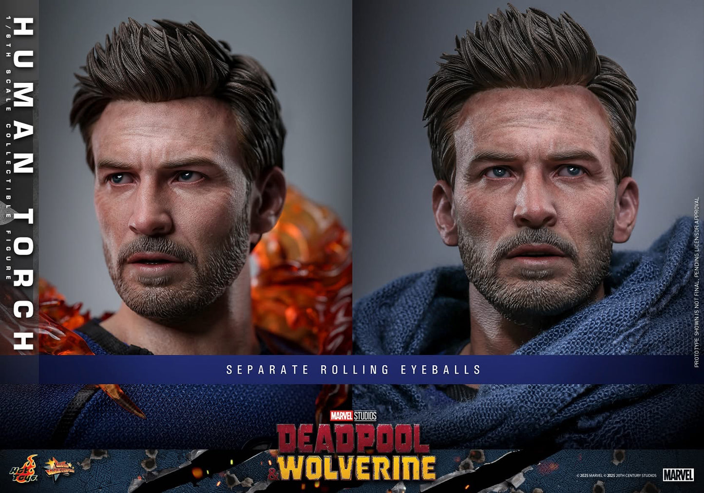 Preventa Figura Human Torch - Deadpool & Wolverine marca Hot Toys MMS789 escala 1/6