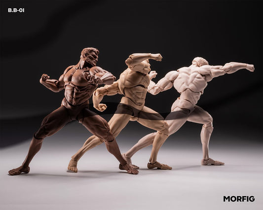 Preventa Cuerpo Muscular Masculino (3 variantes) marca INART BB01 escala 1/12