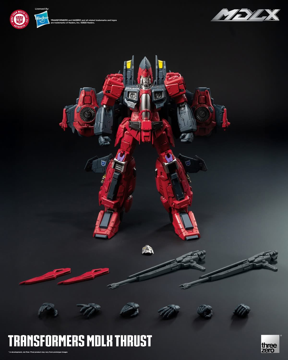 Preventa Figura MDLX Thrust – Transformers marca Threezero 3Z08890 (20 cm)