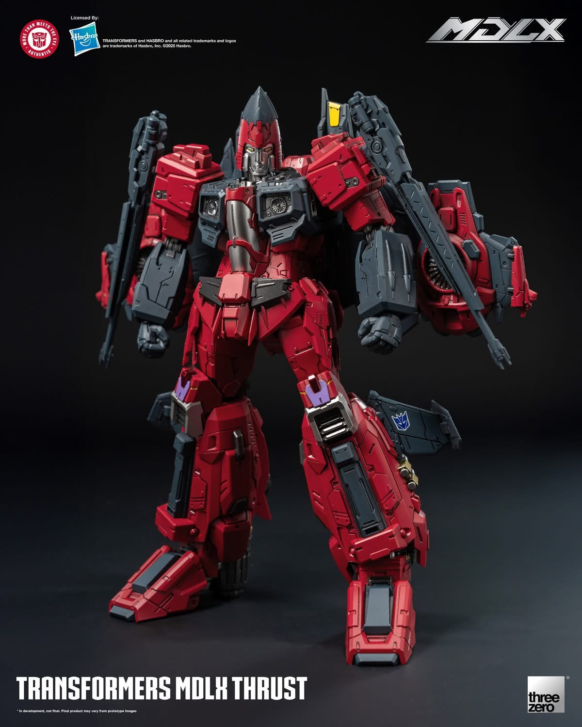 Preventa Figura MDLX Thrust – Transformers marca Threezero 3Z08890 (20 cm)