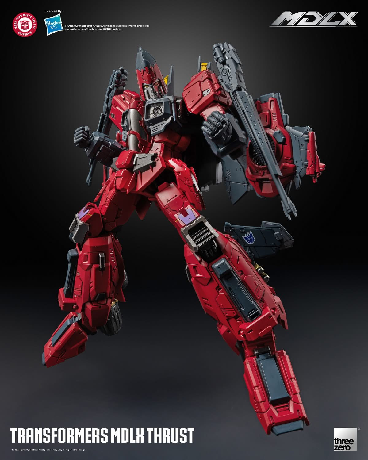 Preventa Figura MDLX Thrust – Transformers marca Threezero 3Z08890 (20 cm)