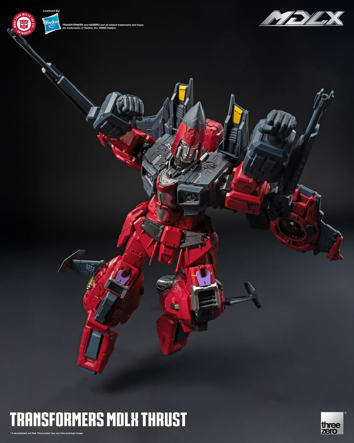 Preventa Figura MDLX Thrust – Transformers marca Threezero 3Z08890 (20 cm)