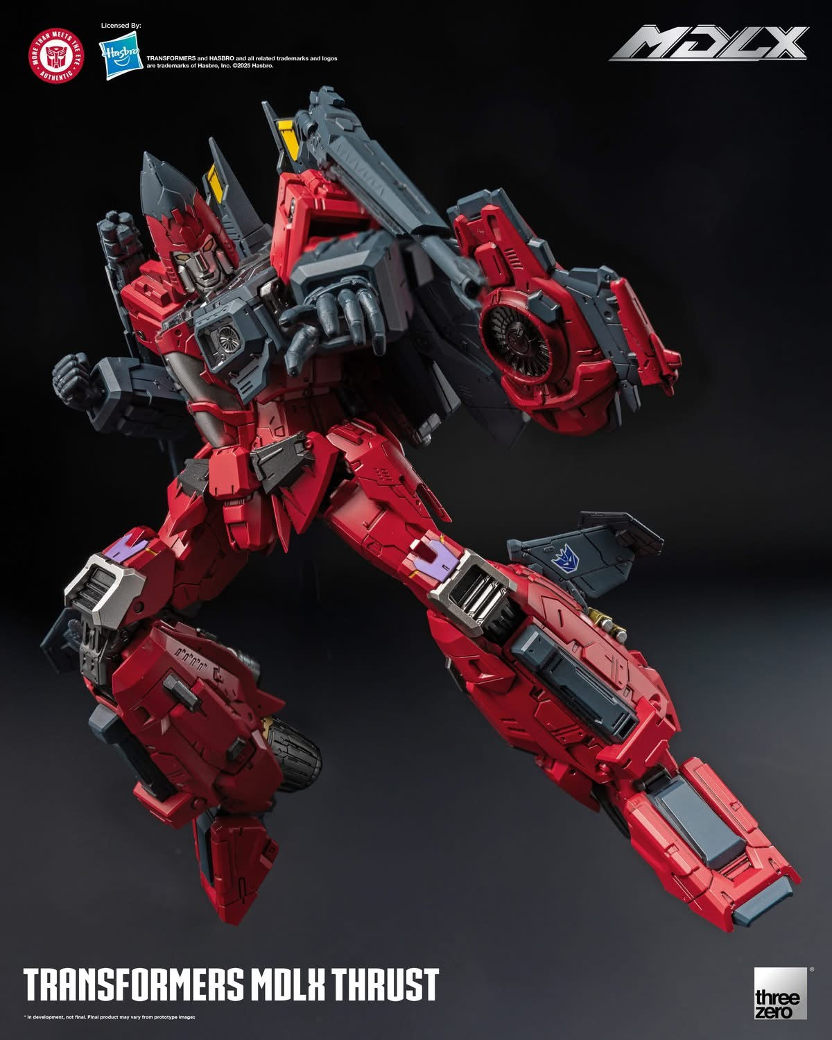 Preventa Figura MDLX Thrust – Transformers marca Threezero 3Z08890 (20 cm)