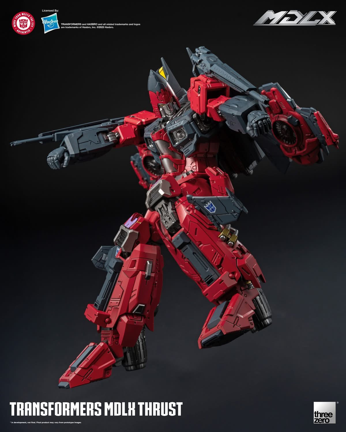 Preventa Figura MDLX Thrust – Transformers marca Threezero 3Z08890 (20 cm)