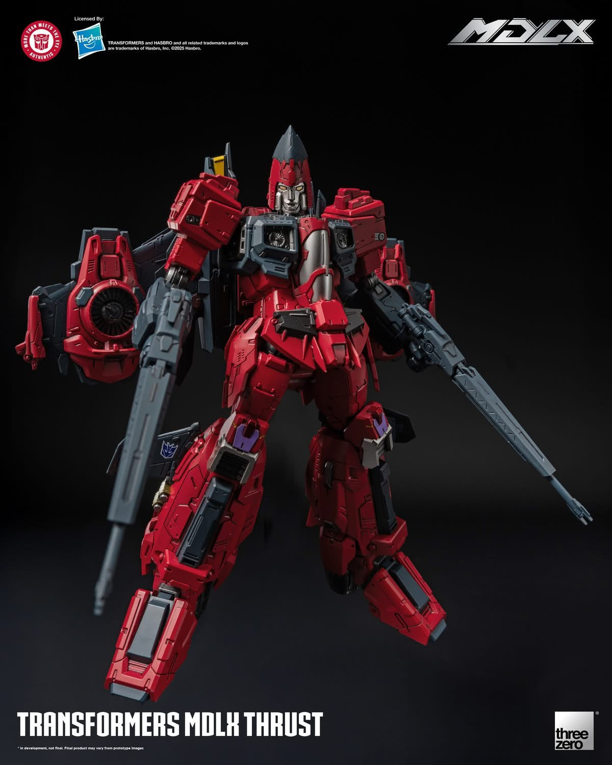 Preventa Figura MDLX Thrust – Transformers marca Threezero 3Z08890 (20 cm)