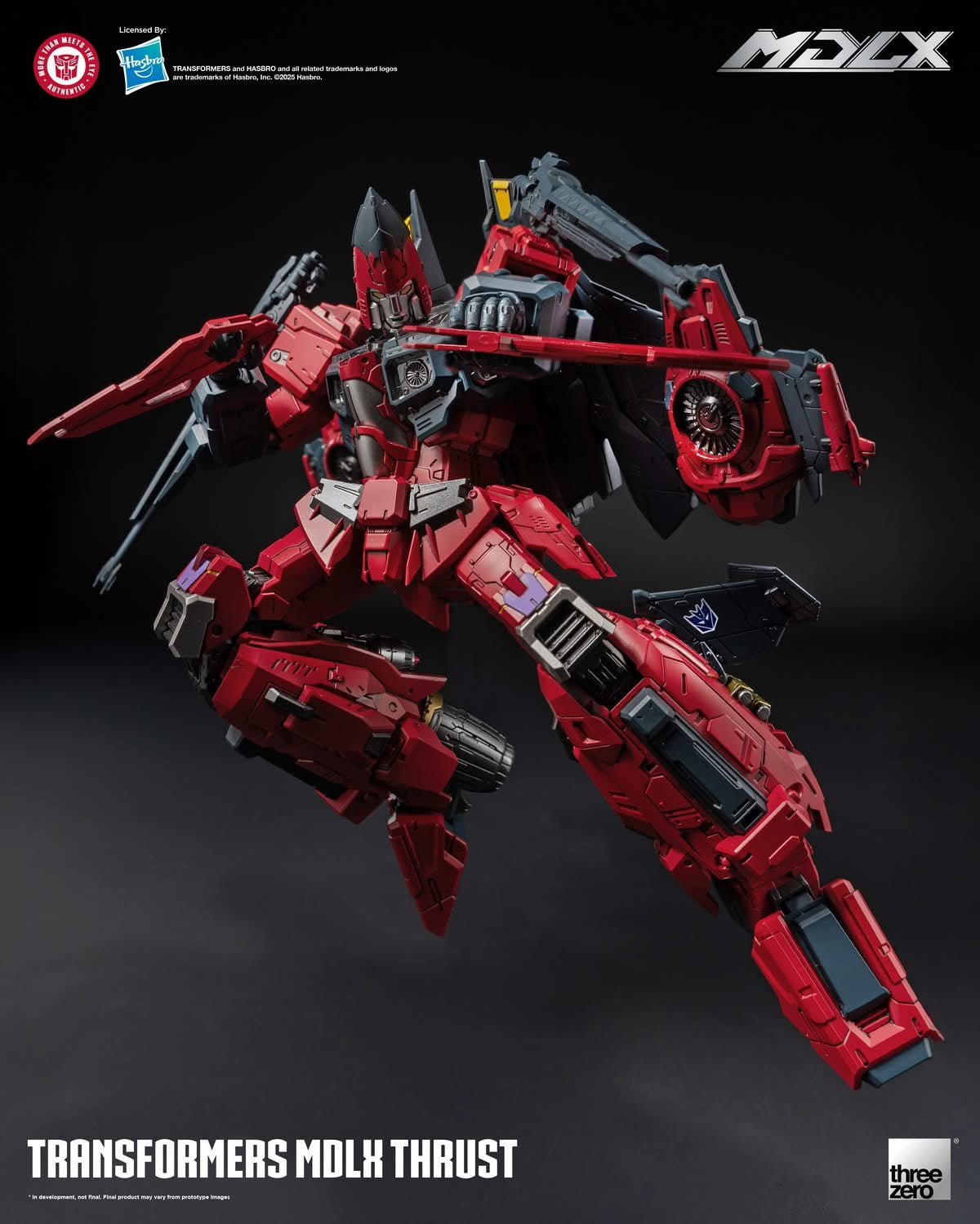 Preventa Figura MDLX Thrust – Transformers marca Threezero 3Z08890 (20 cm)