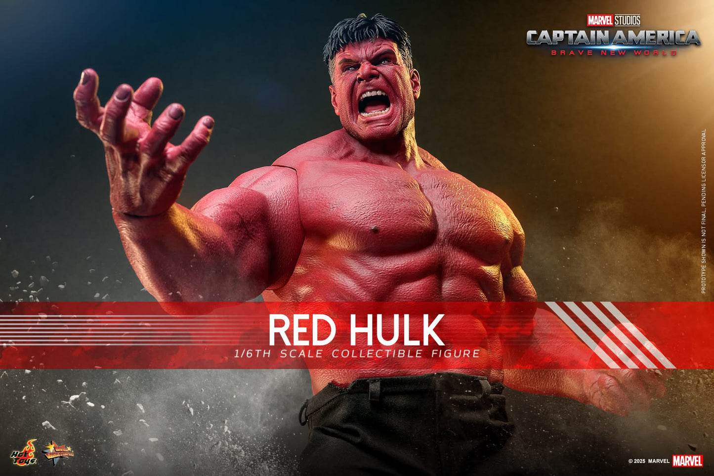 Preventa Figura Red Hulk - Captain America: Brave New World marca Hot Toys MMS797 escala 1/6