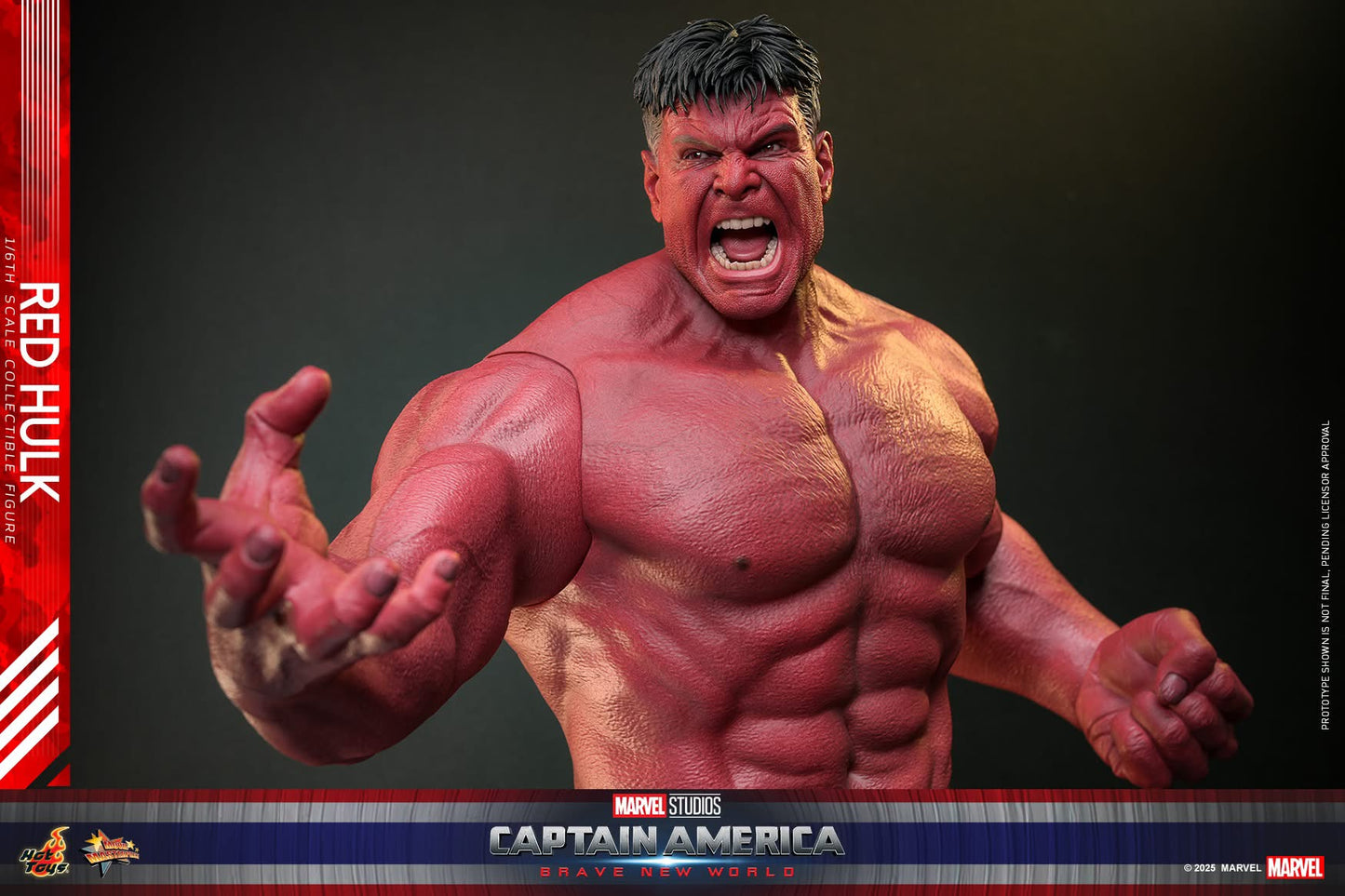 Preventa Figura Red Hulk - Captain America: Brave New World marca Hot Toys MMS797 escala 1/6