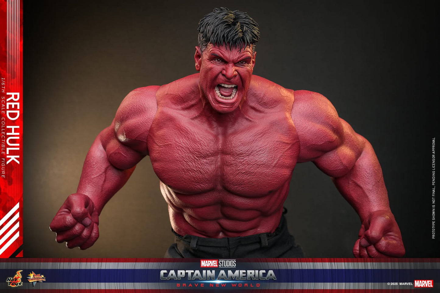 Preventa Figura Red Hulk - Captain America: Brave New World marca Hot Toys MMS797 escala 1/6