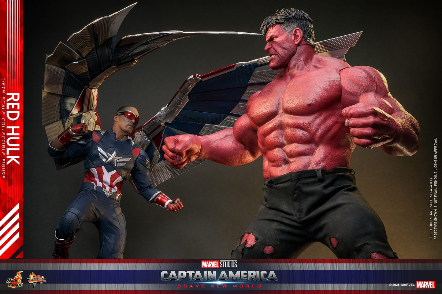 Preventa Figura Red Hulk - Captain America: Brave New World marca Hot Toys MMS797 escala 1/6