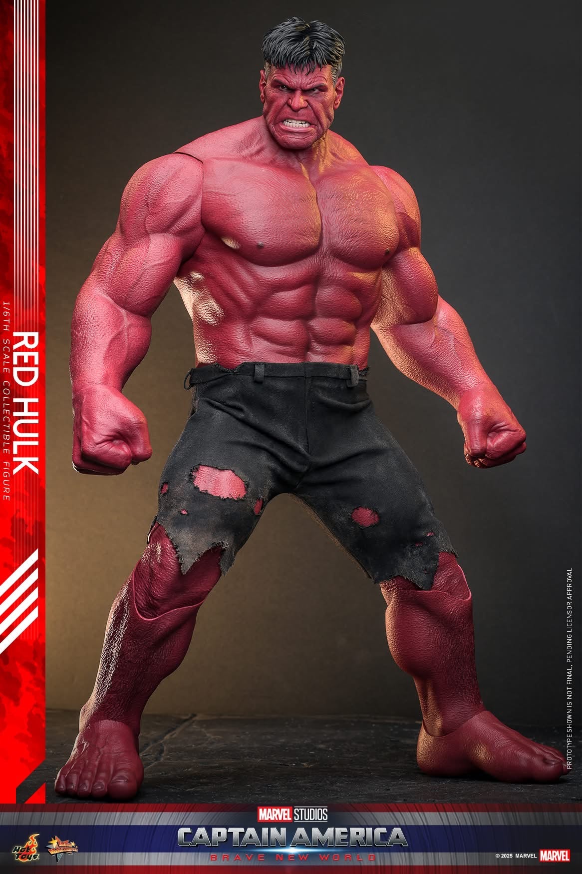 Preventa Figura Red Hulk - Captain America: Brave New World marca Hot Toys MMS797 escala 1/6