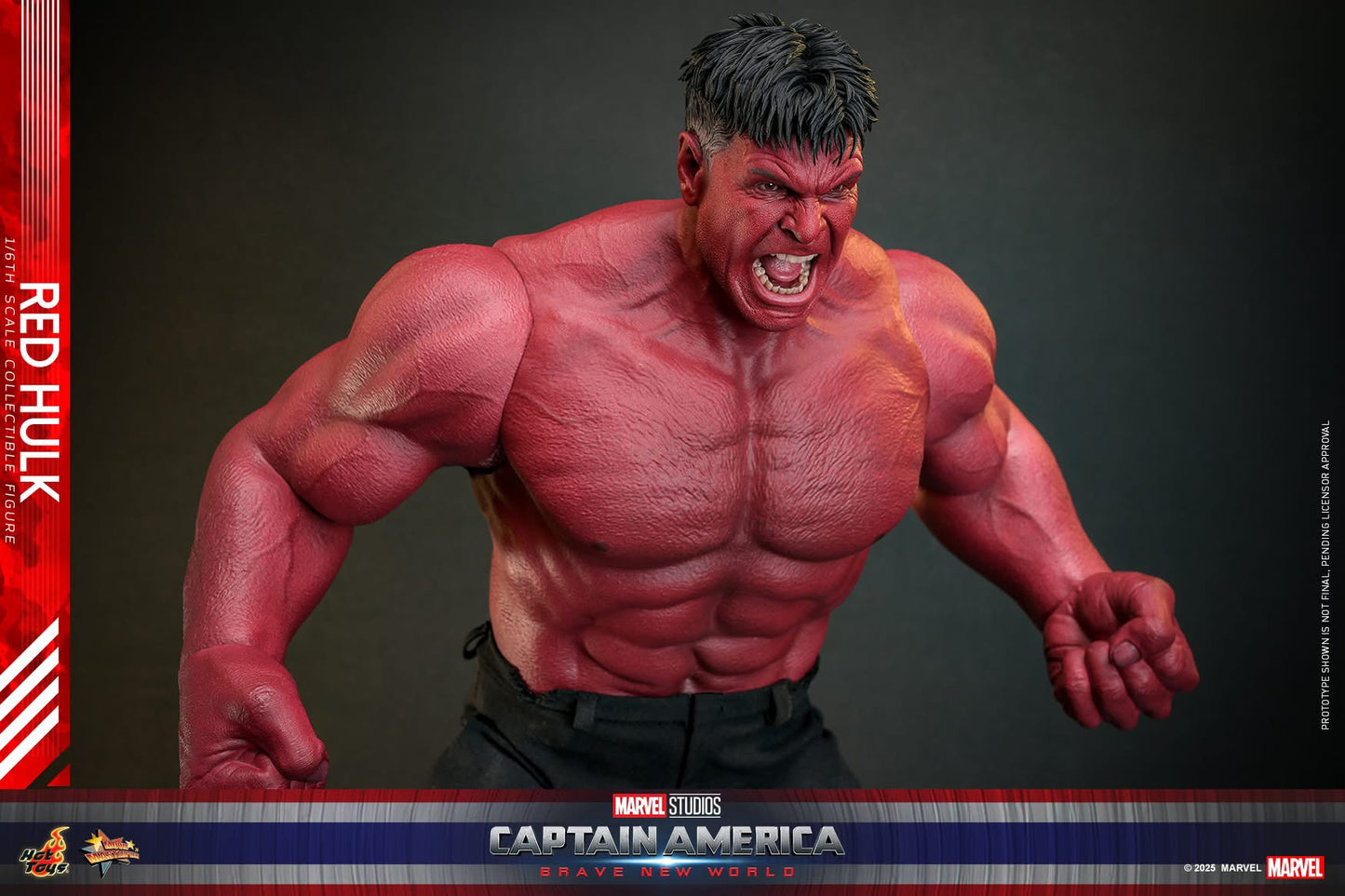 Preventa Figura Red Hulk - Captain America: Brave New World marca Hot Toys MMS797 escala 1/6