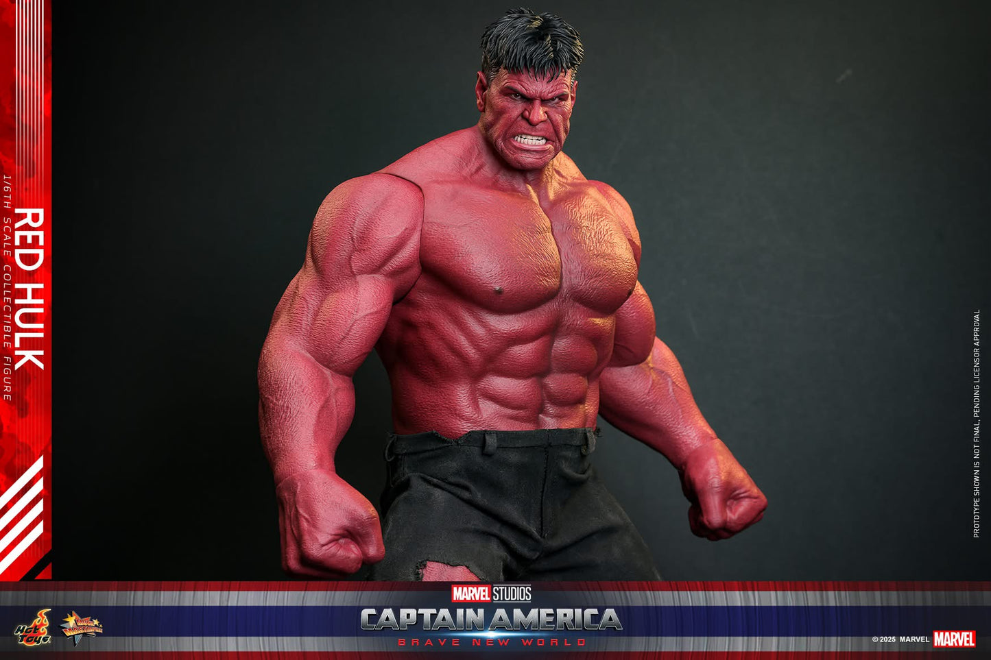 Preventa Figura Red Hulk - Captain America: Brave New World marca Hot Toys MMS797 escala 1/6