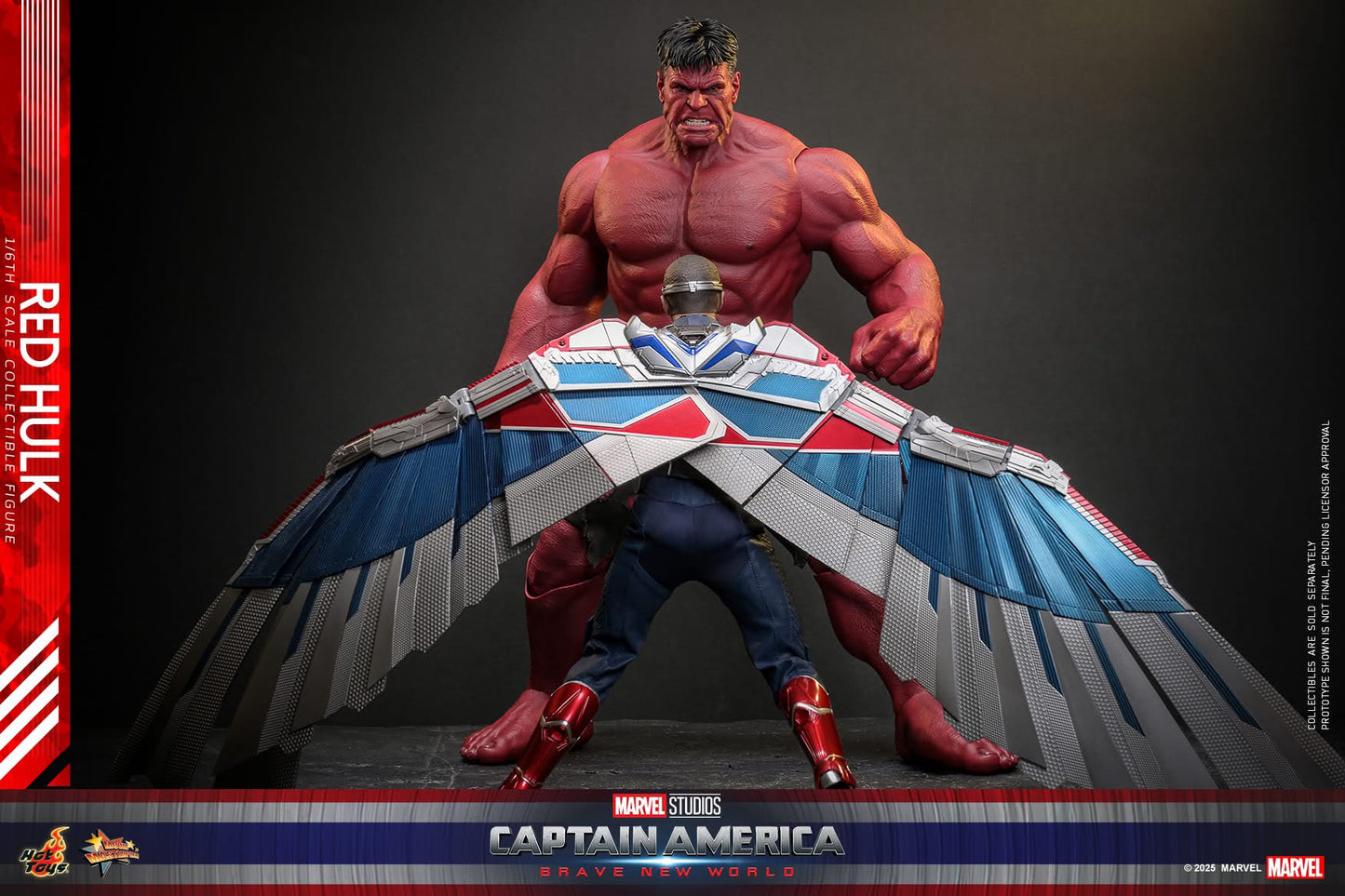 Preventa Figura Red Hulk - Captain America: Brave New World marca Hot Toys MMS797 escala 1/6