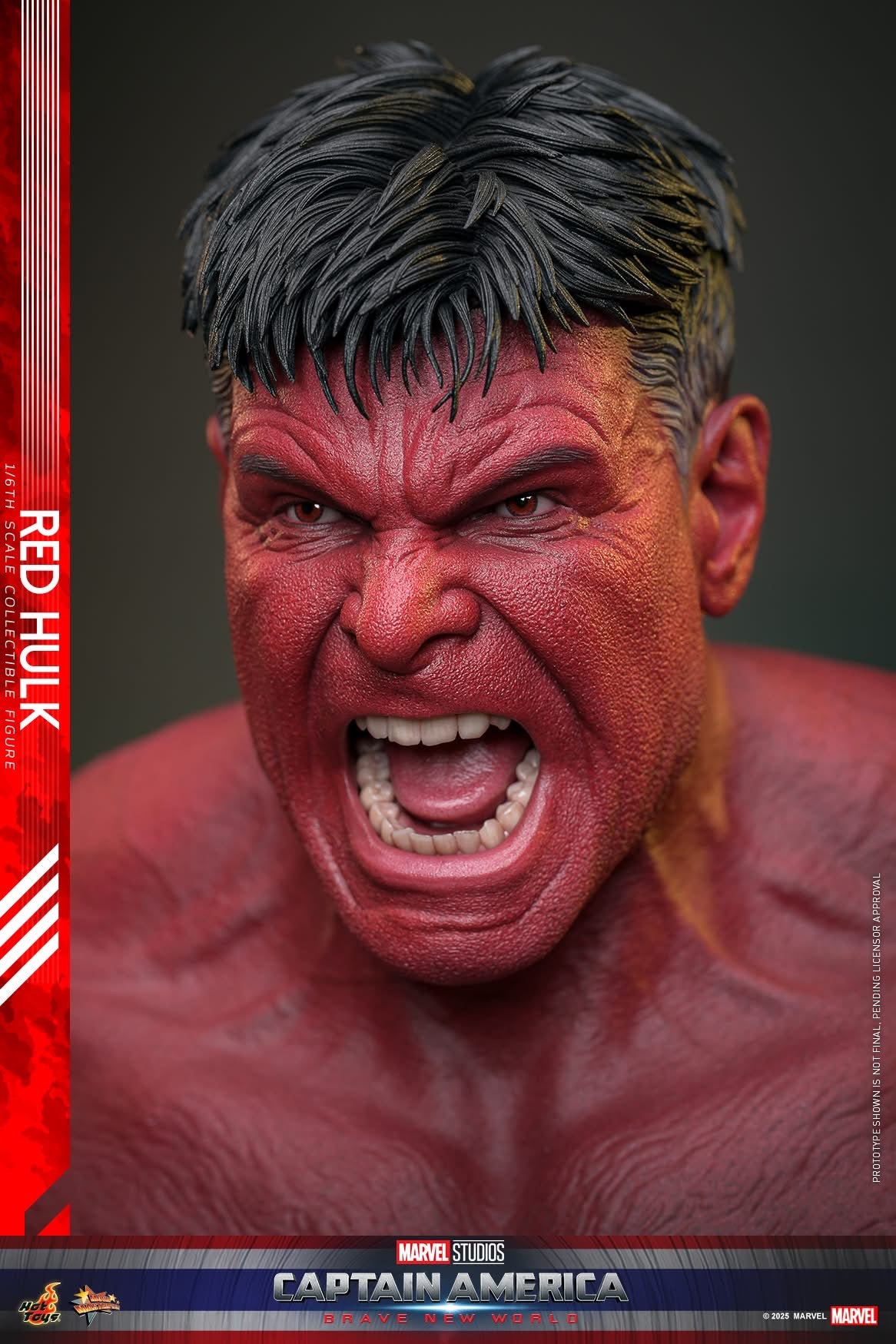 Preventa Figura Red Hulk - Captain America: Brave New World marca Hot Toys MMS797 escala 1/6