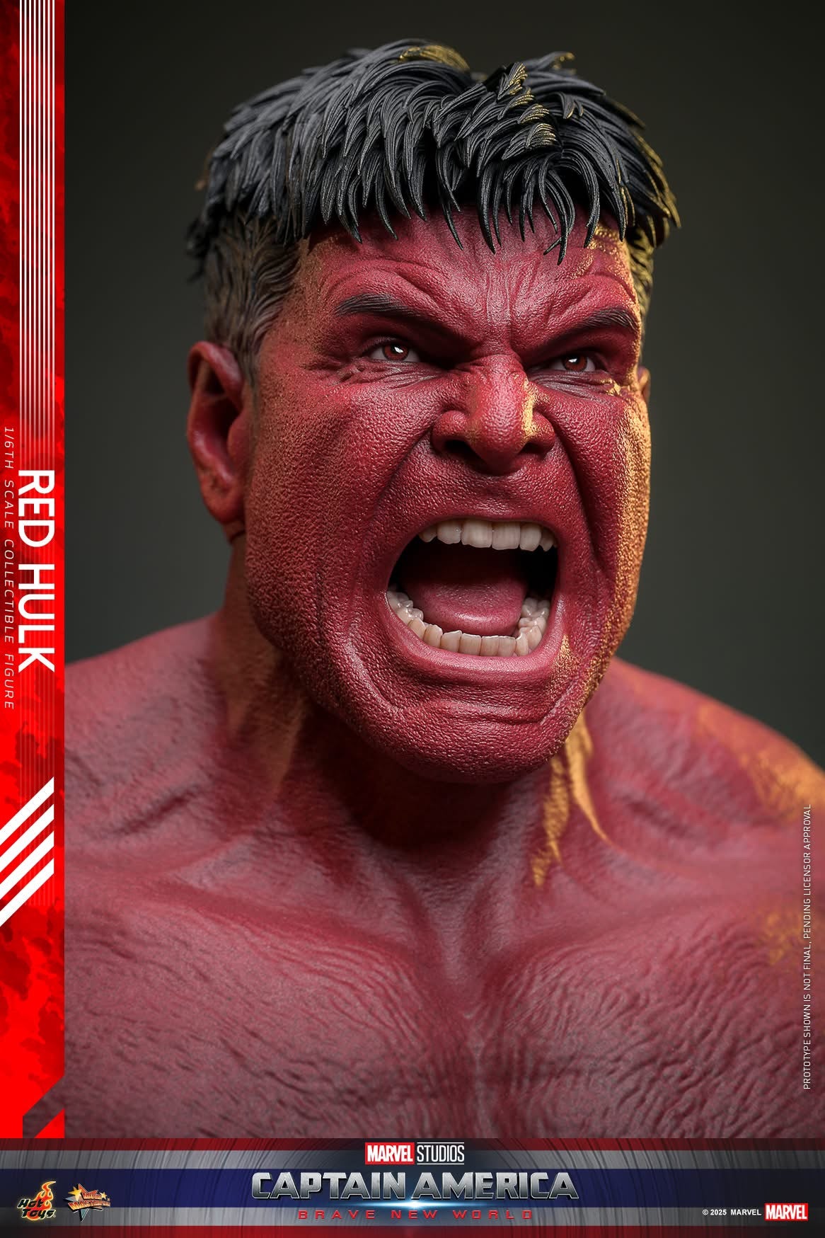 Preventa Figura Red Hulk - Captain America: Brave New World marca Hot Toys MMS797 escala 1/6