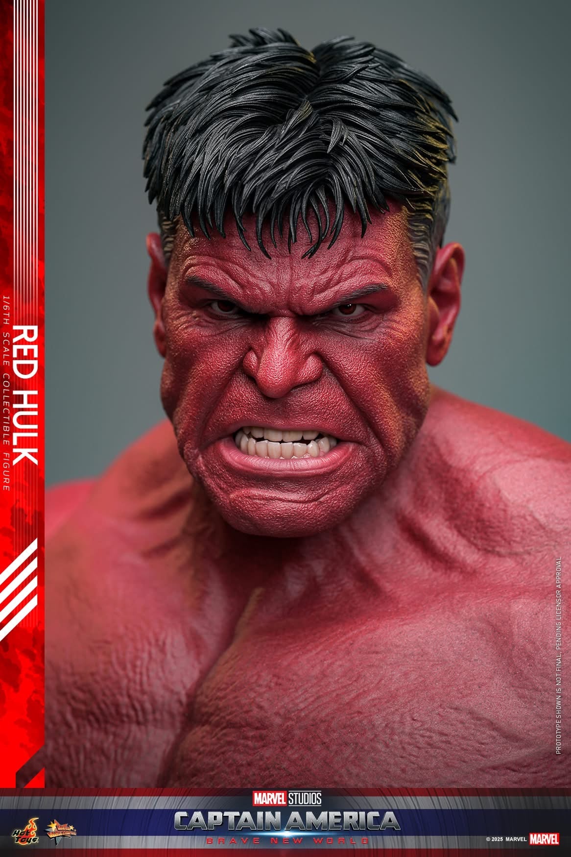 Preventa Figura Red Hulk - Captain America: Brave New World marca Hot Toys MMS797 escala 1/6