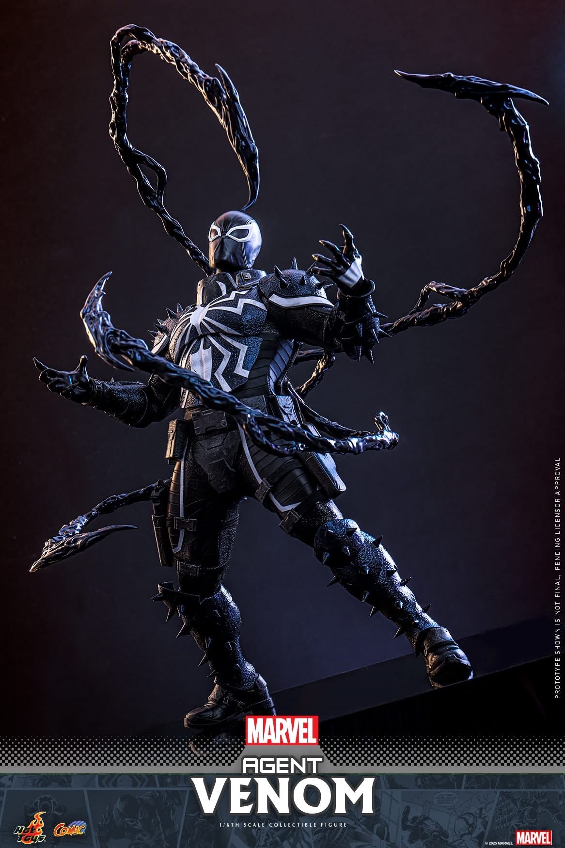 Preventa Figura Agent Venom - Marvel Comics marca Hot Toys CMS025 escala 1/6