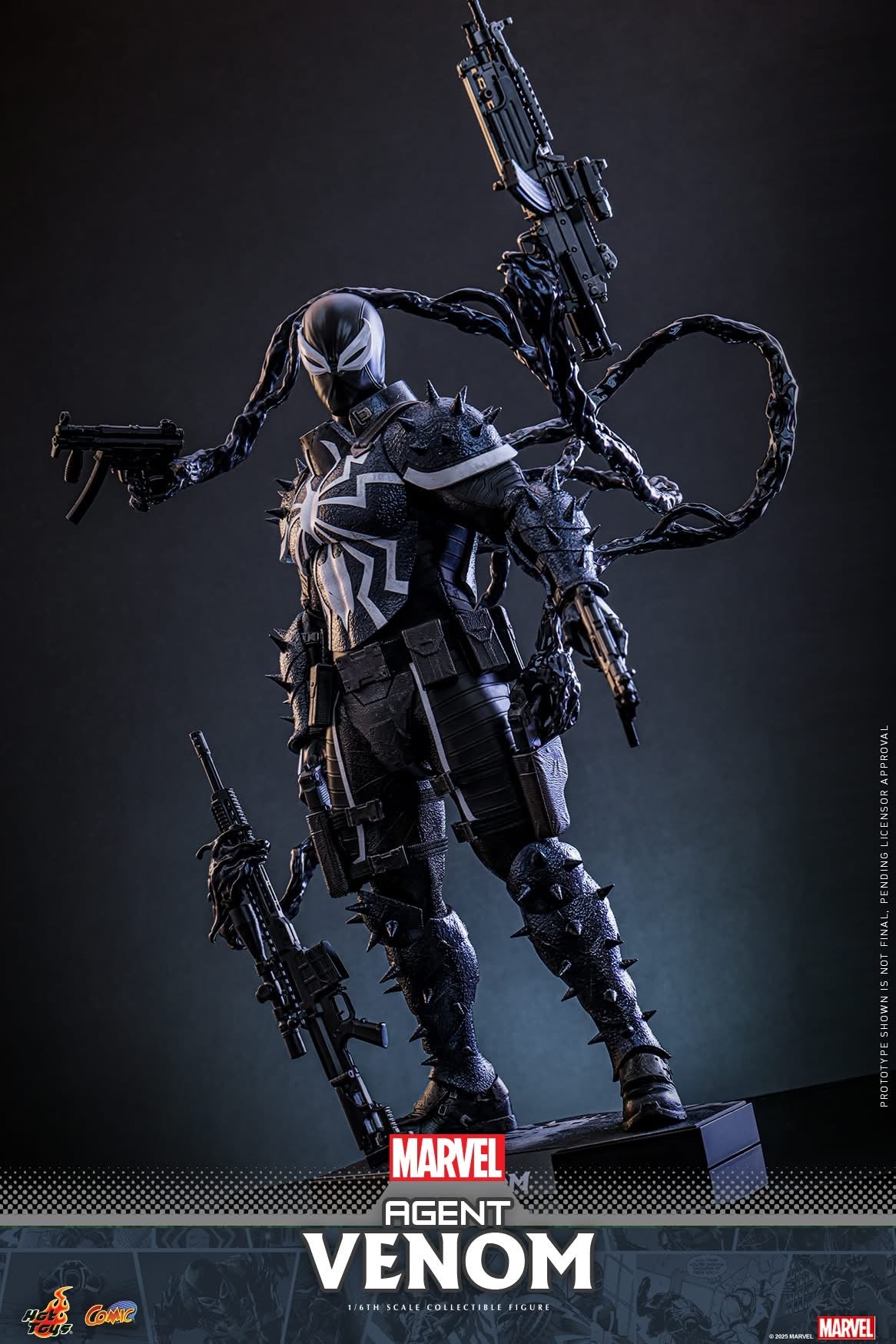 Preventa Figura Agent Venom - Marvel Comics marca Hot Toys CMS025 escala 1/6