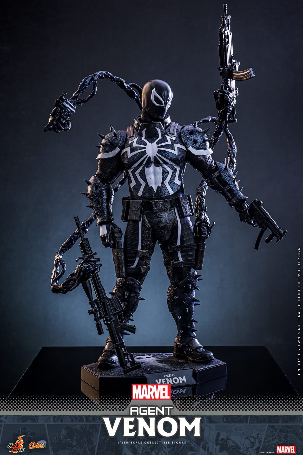 Preventa Figura Agent Venom - Marvel Comics marca Hot Toys CMS025 escala 1/6