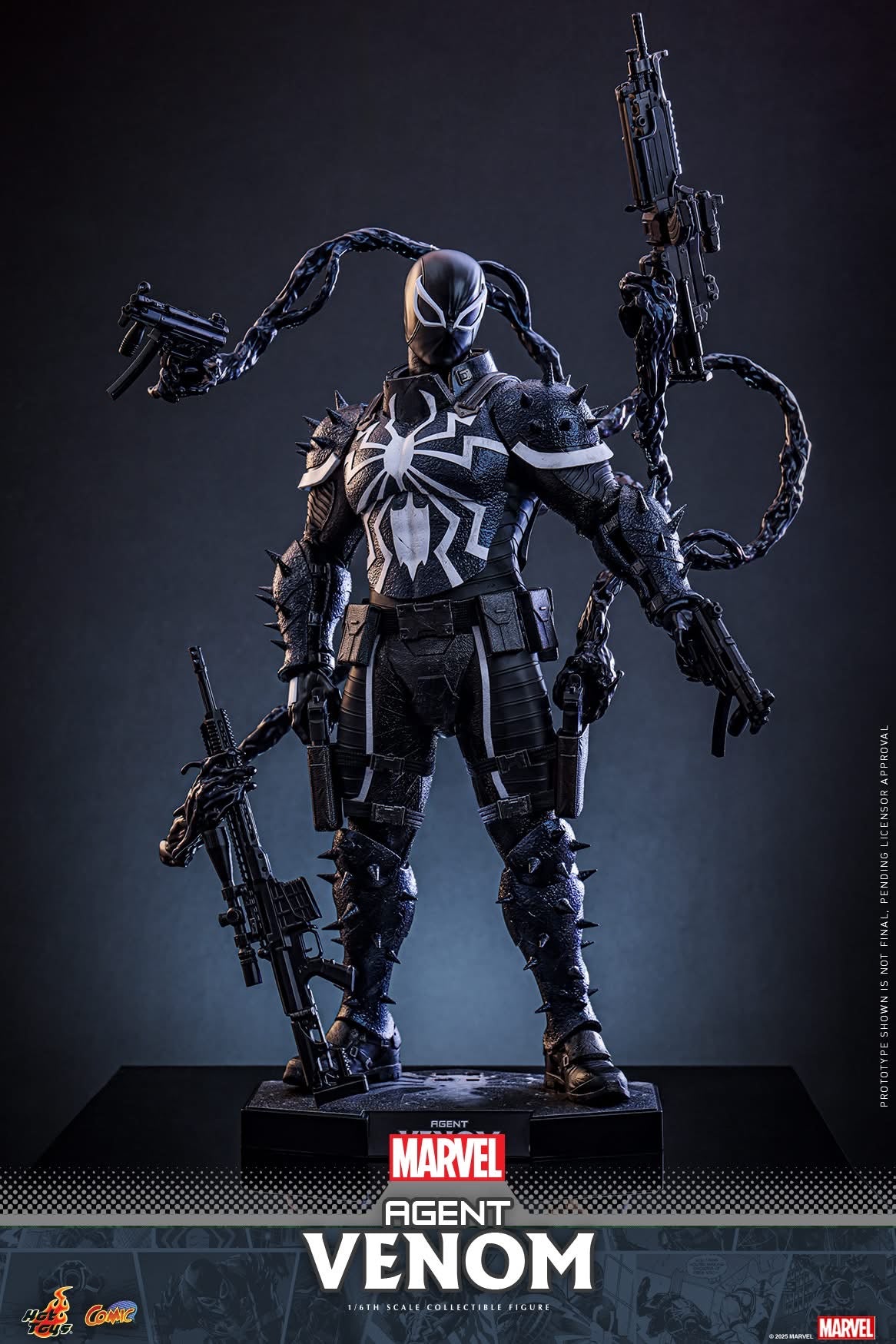 Preventa Figura Agent Venom - Marvel Comics marca Hot Toys CMS025 escala 1/6