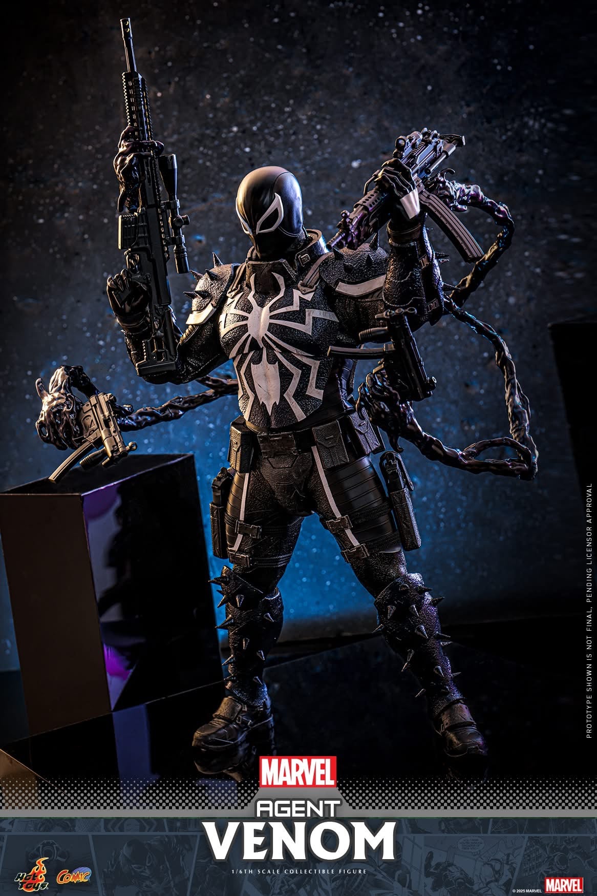 Preventa Figura Agent Venom - Marvel Comics marca Hot Toys CMS025 escala 1/6