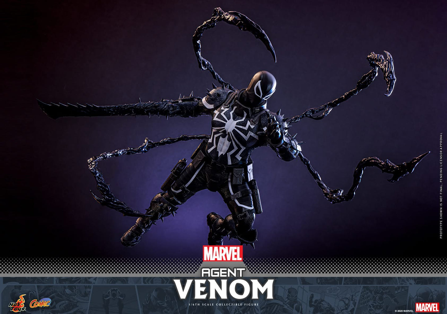 Preventa Figura Agent Venom - Marvel Comics marca Hot Toys CMS025 escala 1/6
