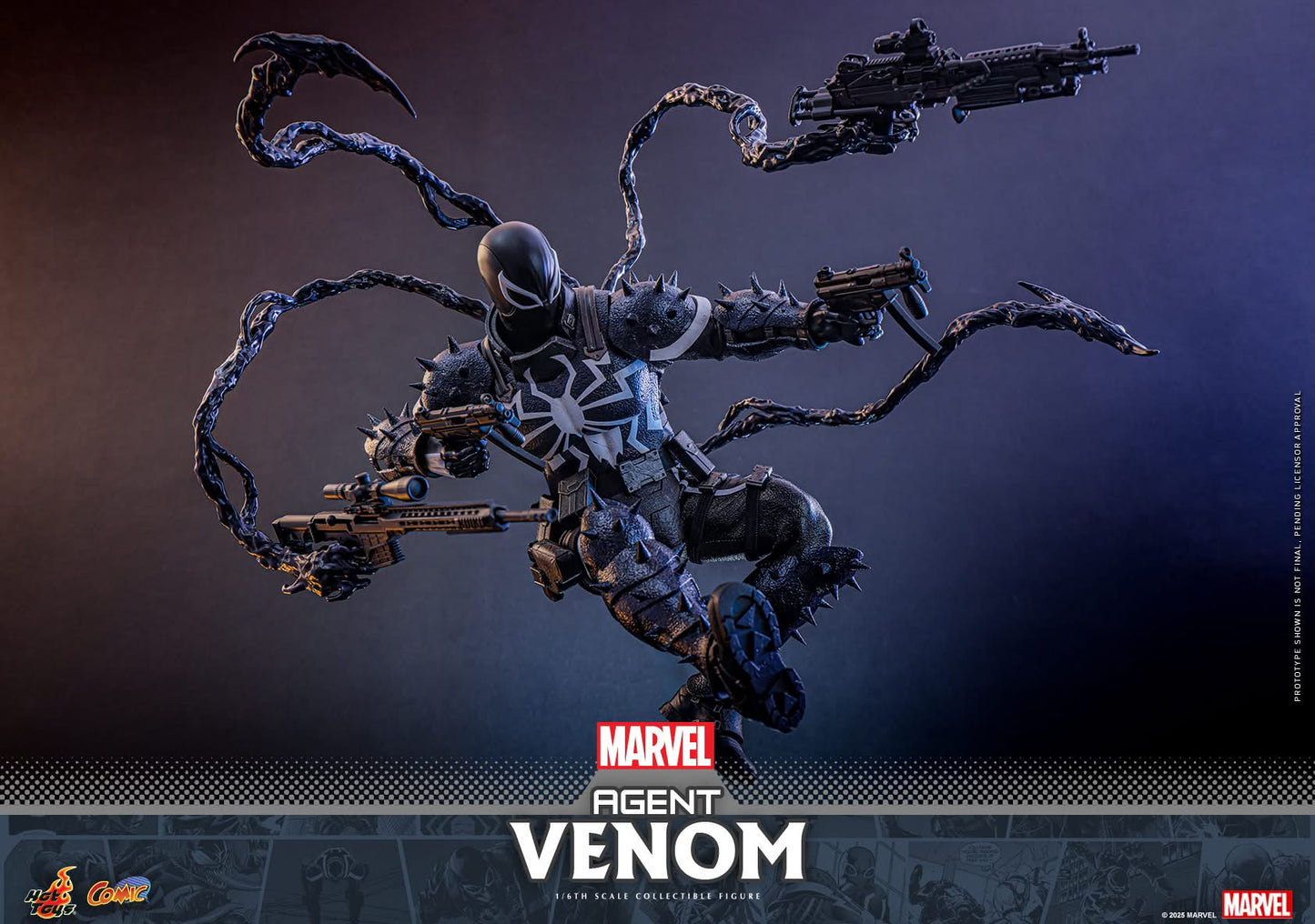 Preventa Figura Agent Venom - Marvel Comics marca Hot Toys CMS025 escala 1/6