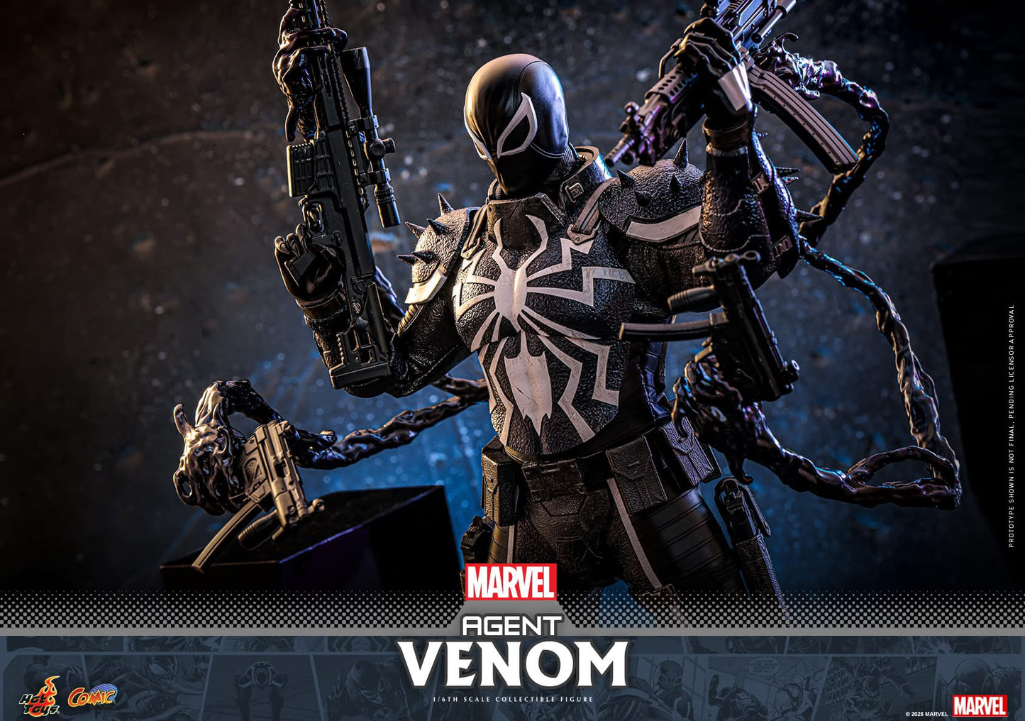 Preventa Figura Agent Venom - Marvel Comics marca Hot Toys CMS025 escala 1/6