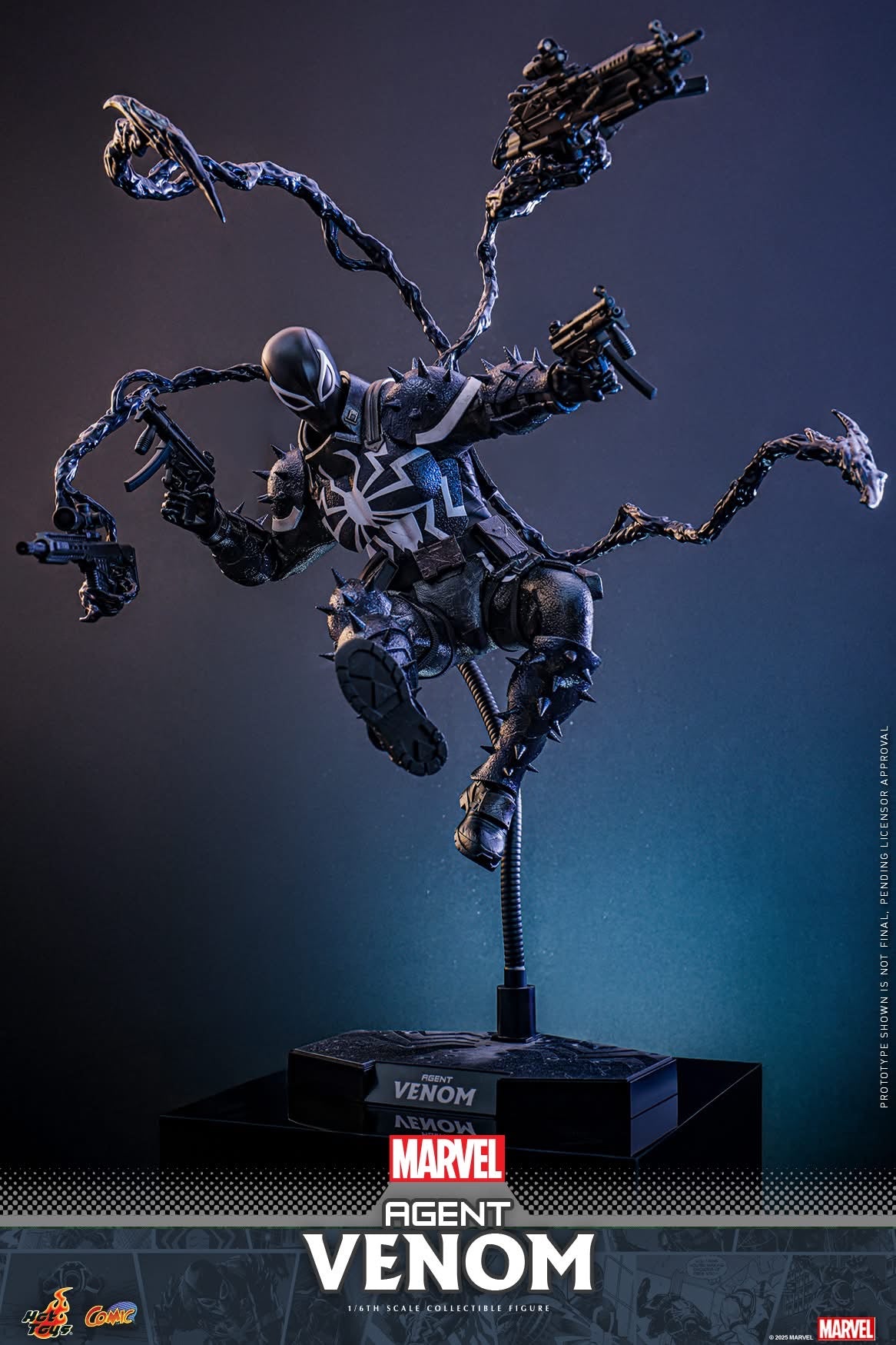 Preventa Figura Agent Venom - Marvel Comics marca Hot Toys CMS025 escala 1/6