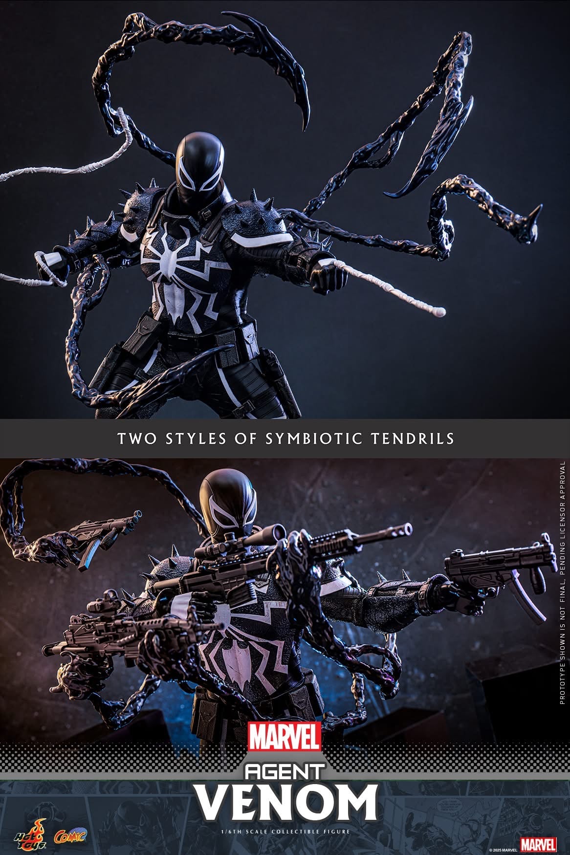 Preventa Figura Agent Venom - Marvel Comics marca Hot Toys CMS025 escala 1/6