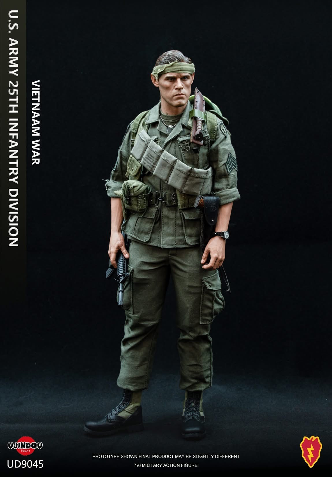 Pedido Figura U.S. Army 25TH Infantry Division Soldier - Vietnam War marca Ujindou UD9045 escala 1/6