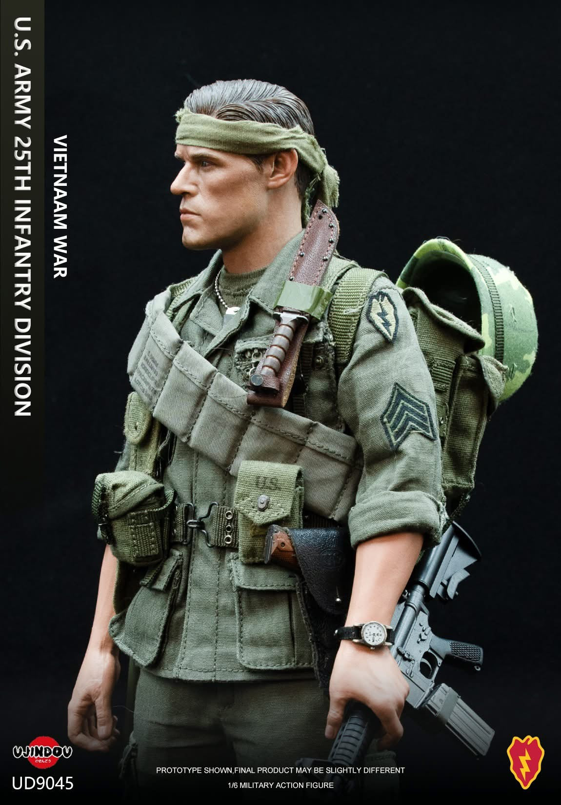 Pedido Figura U.S. Army 25TH Infantry Division Soldier - Vietnam War marca Ujindou UD9045 escala 1/6