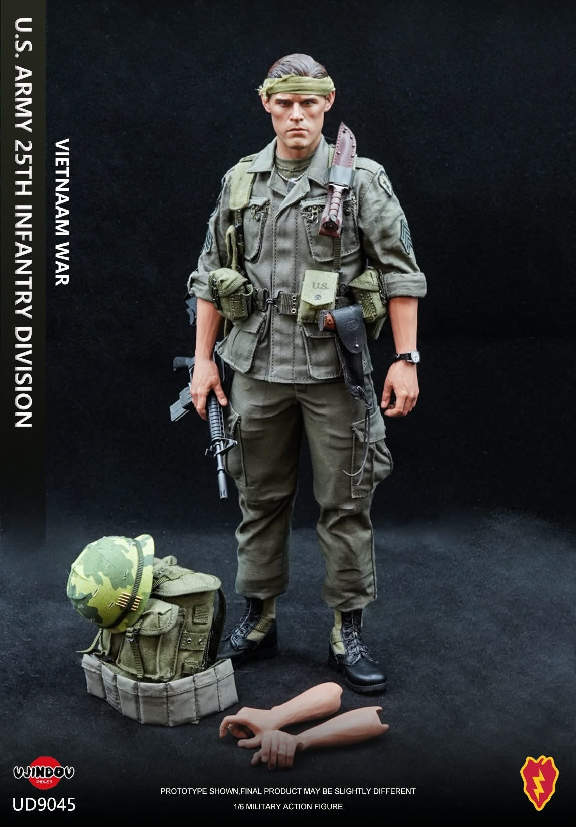 Pedido Figura U.S. Army 25TH Infantry Division Soldier - Vietnam War marca Ujindou UD9045 escala 1/6