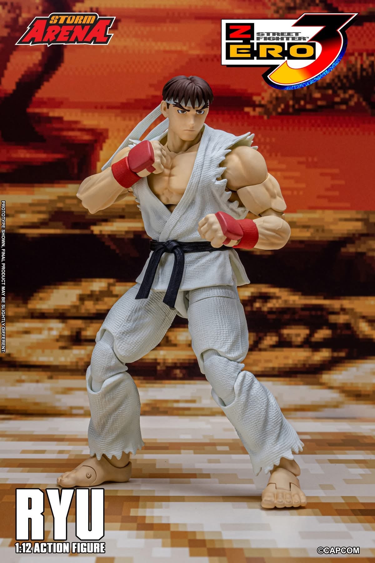 Preventa Figura RYU (Storm Arena) - Street Fighter Alpha 3 marca Storm Collectibles SFSA02 escala pequeña 1/12
