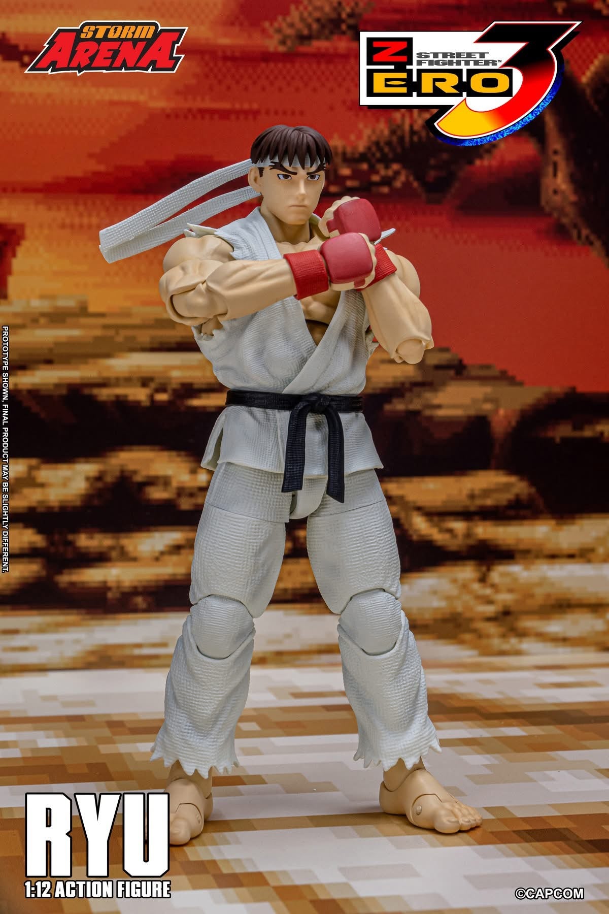Preventa Figura RYU (Storm Arena) - Street Fighter Alpha 3 marca Storm Collectibles SFSA02 escala pequeña 1/12