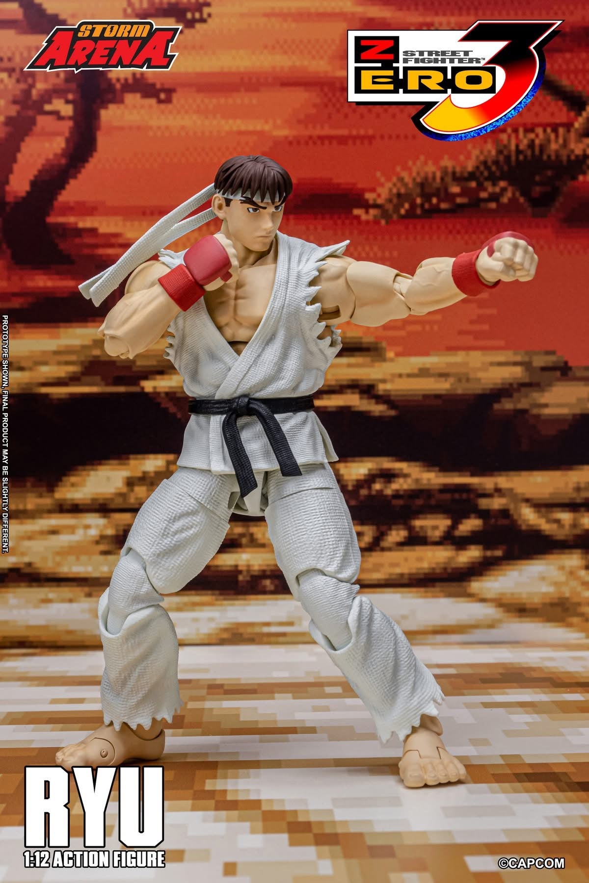 Preventa Figura RYU (Storm Arena) - Street Fighter Alpha 3 marca Storm Collectibles SFSA02 escala pequeña 1/12
