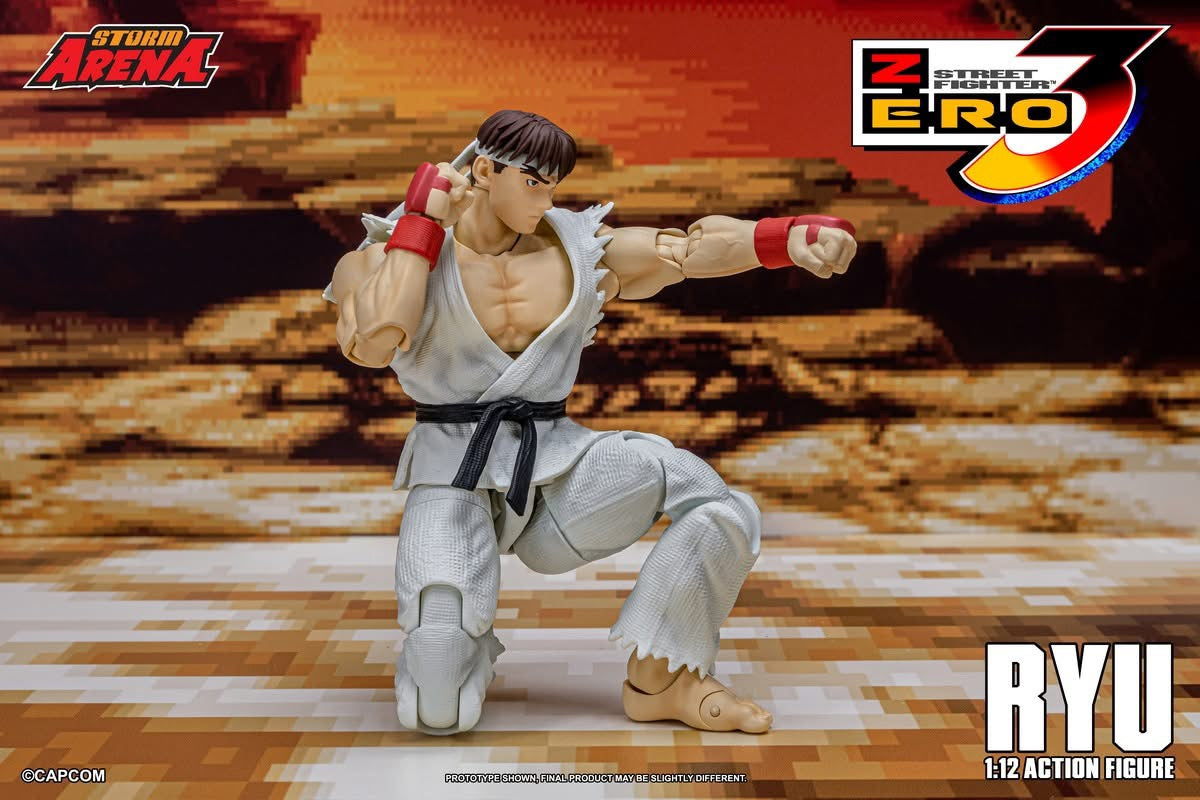 Preventa Figura RYU (Storm Arena) - Street Fighter Alpha 3 marca Storm Collectibles SFSA02 escala pequeña 1/12