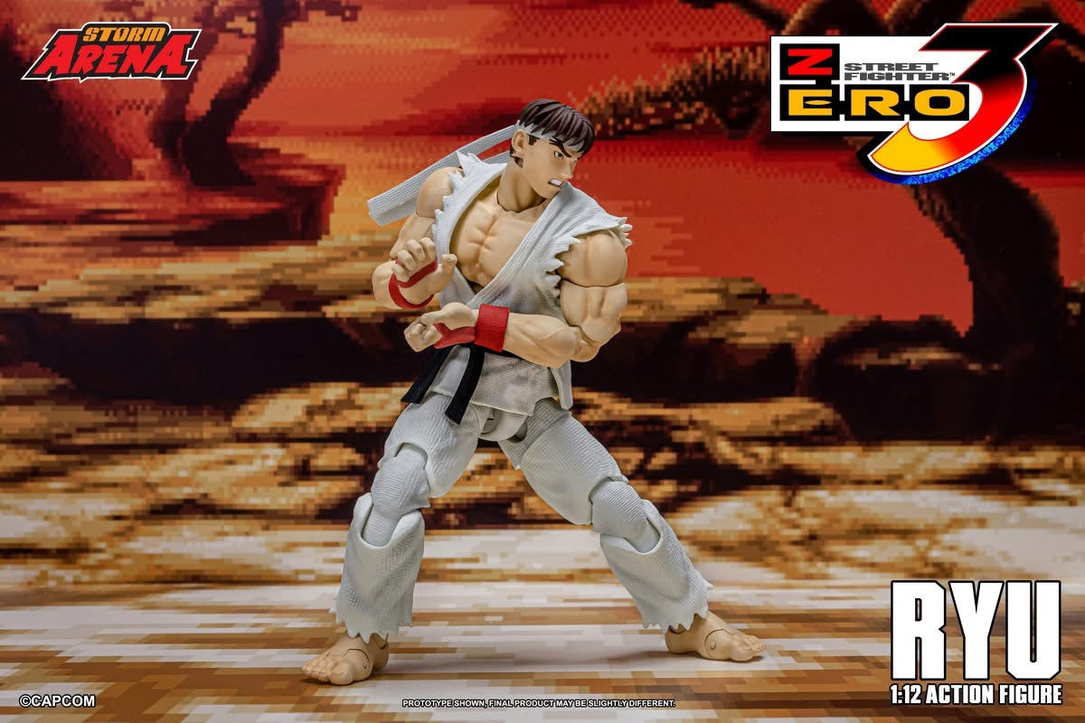 Preventa Figura RYU (Storm Arena) - Street Fighter Alpha 3 marca Storm Collectibles SFSA02 escala pequeña 1/12