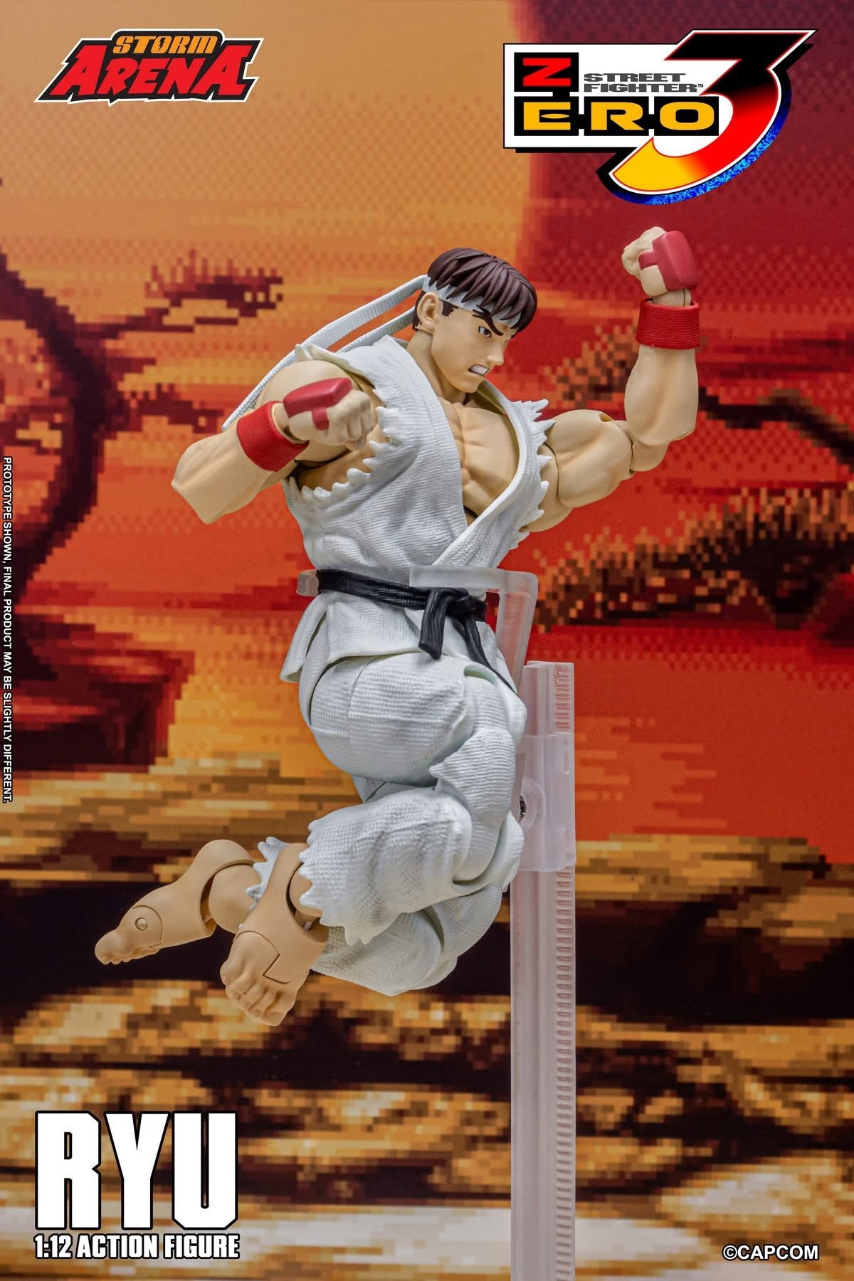 Preventa Figura RYU (Storm Arena) - Street Fighter Alpha 3 marca Storm Collectibles SFSA02 escala pequeña 1/12