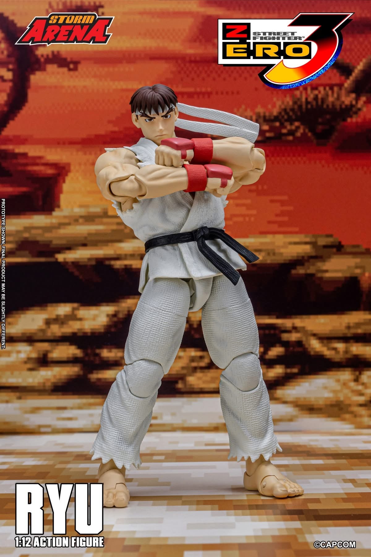 Preventa Figura RYU (Storm Arena) - Street Fighter Alpha 3 marca Storm Collectibles SFSA02 escala pequeña 1/12