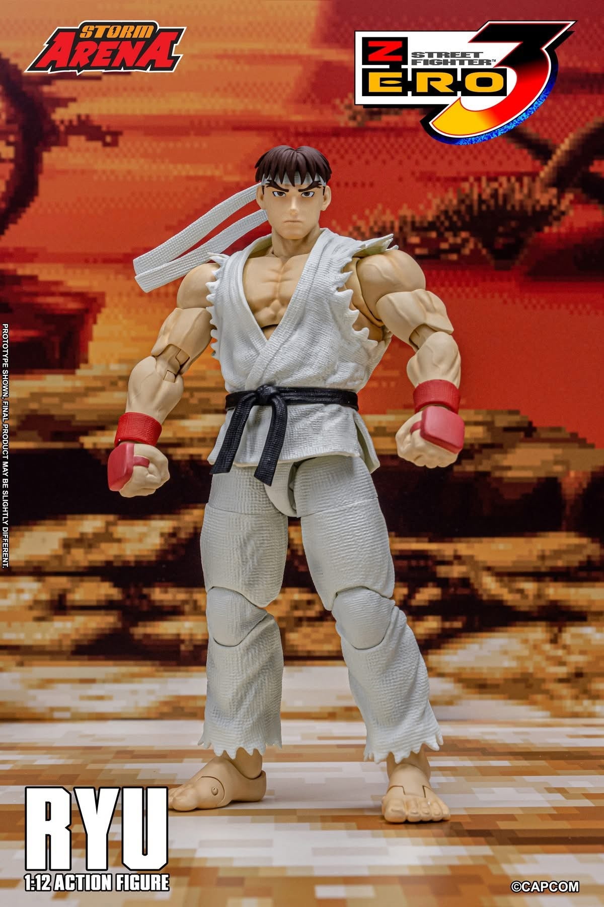 Preventa Figura RYU (Storm Arena) - Street Fighter Alpha 3 marca Storm Collectibles SFSA02 escala pequeña 1/12