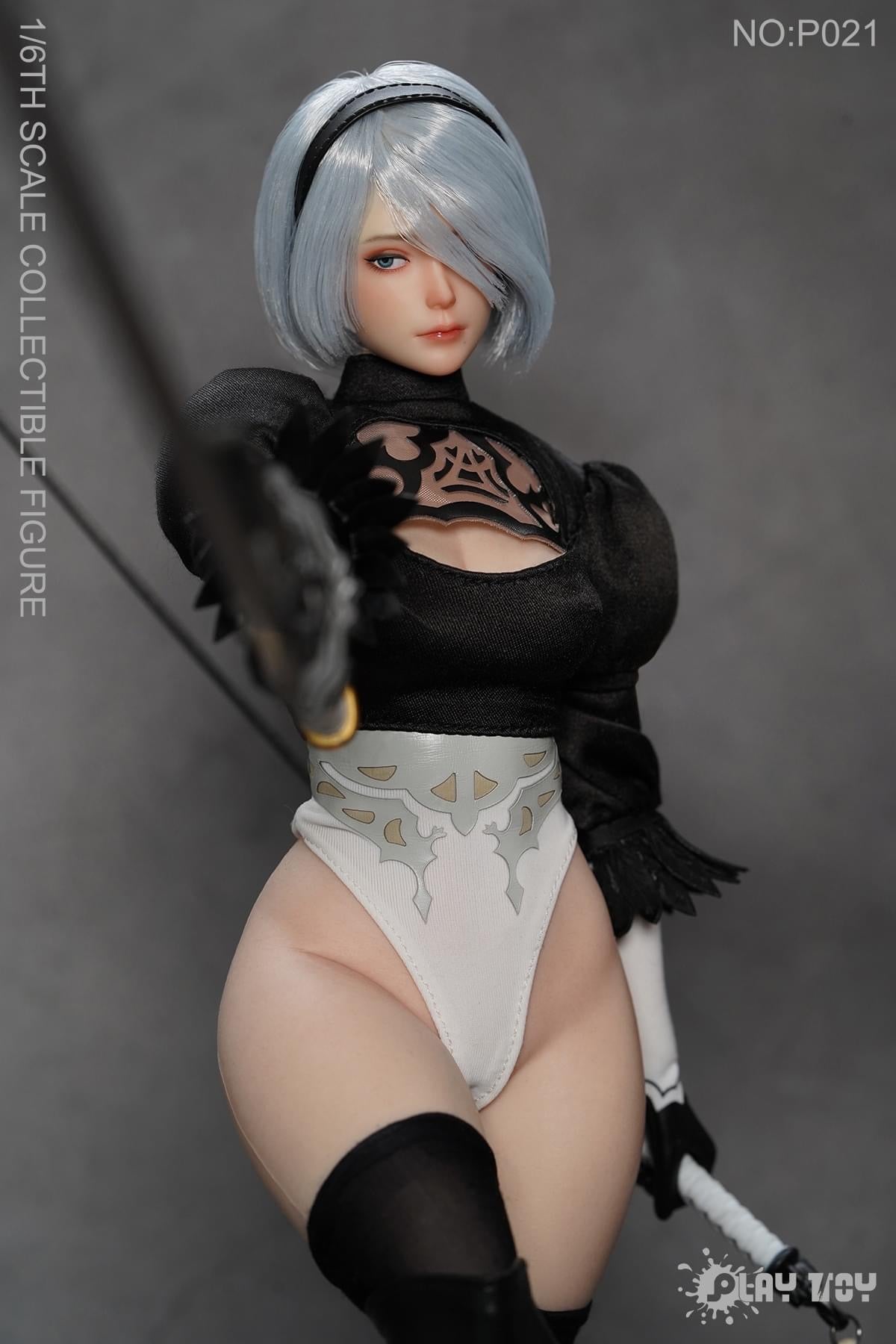 Segundo pago Figura Cosplay Robot Girl marca Play Toy P021 escala 1/6