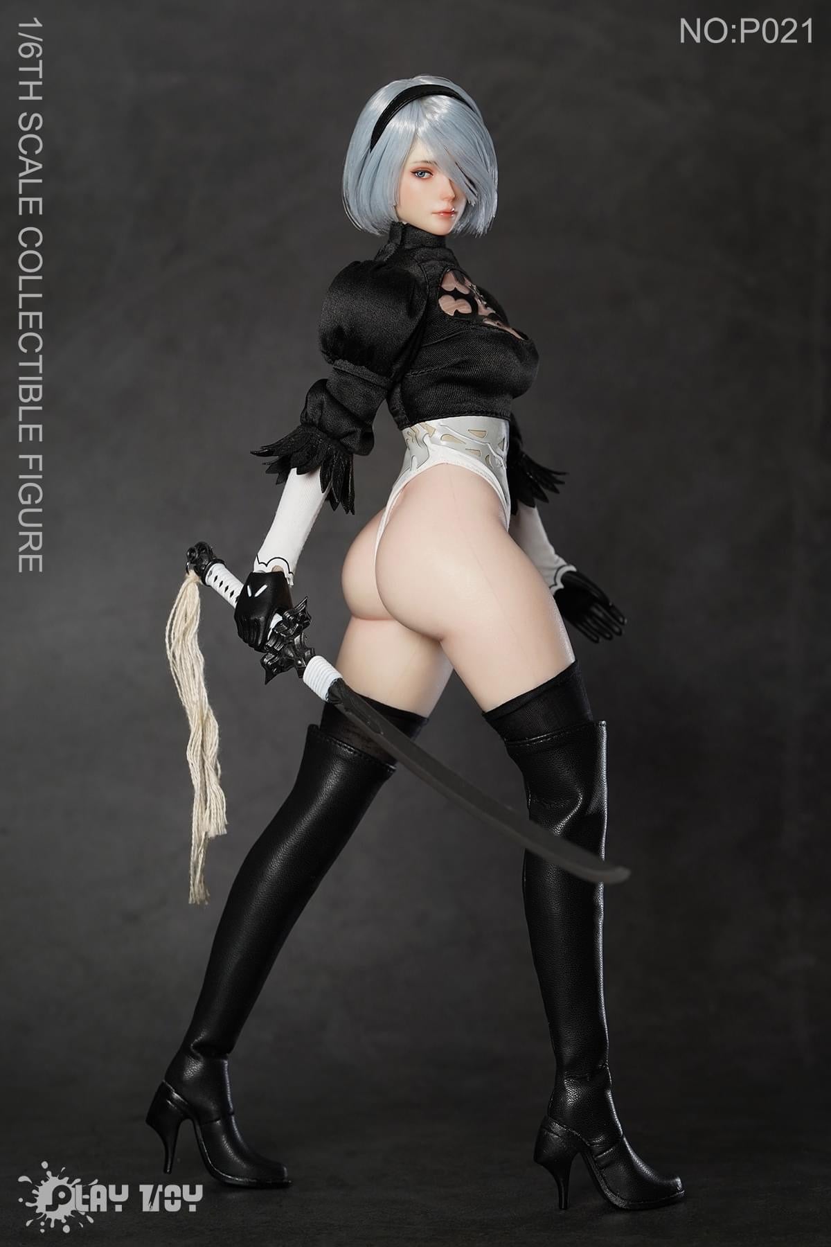 Segundo pago Figura Cosplay Robot Girl marca Play Toy P021 escala 1/6