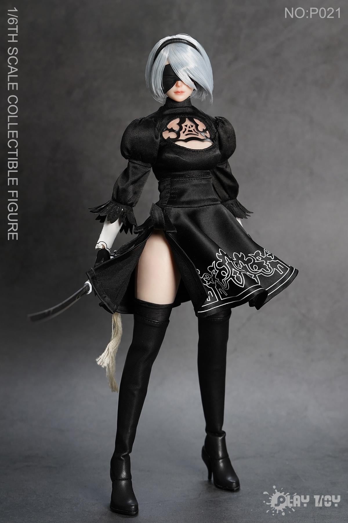 Segundo pago Figura Cosplay Robot Girl marca Play Toy P021 escala 1/6