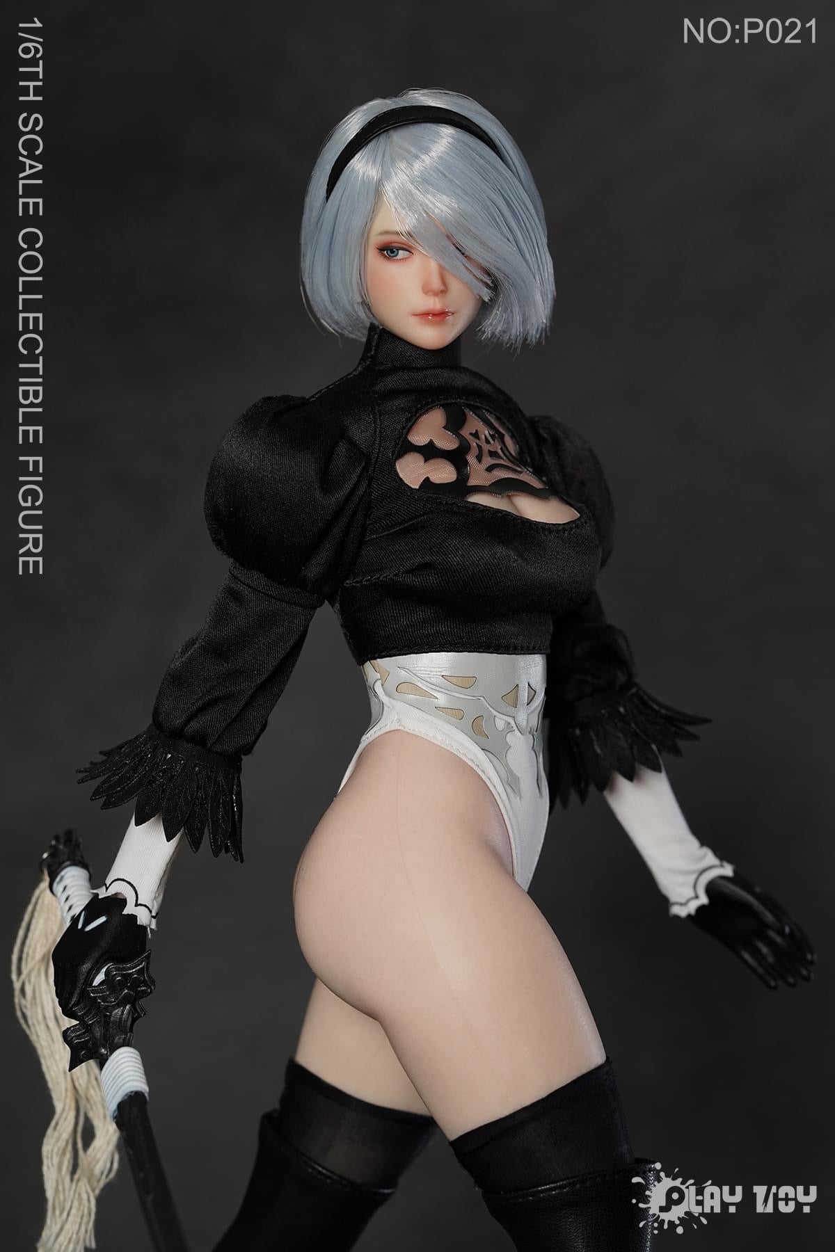 Segundo pago Figura Cosplay Robot Girl marca Play Toy P021 escala 1/6