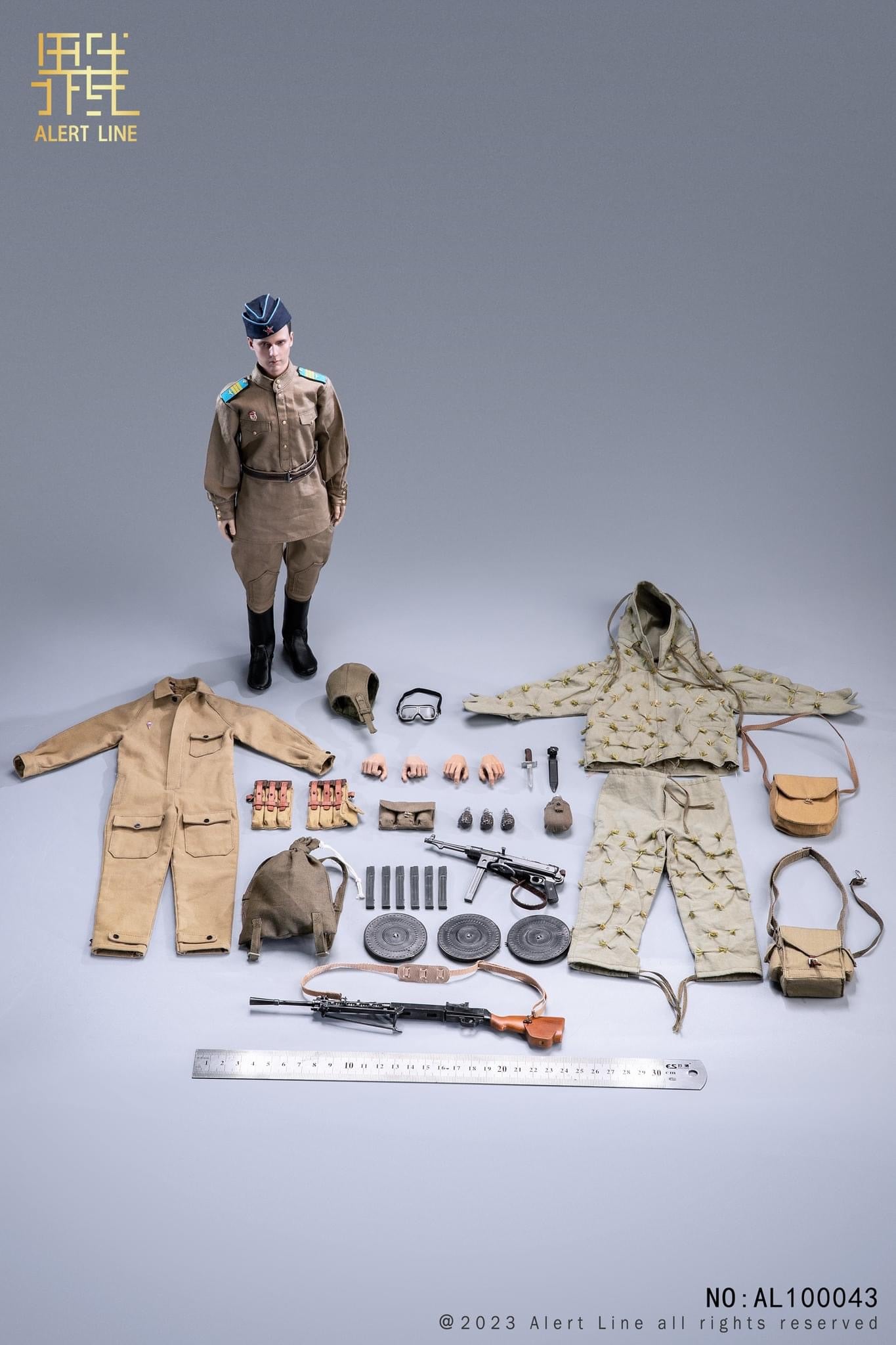 Pedido Figura WWII Soviet Airborne Forces marca Alert Line AL100043 escala 1/6