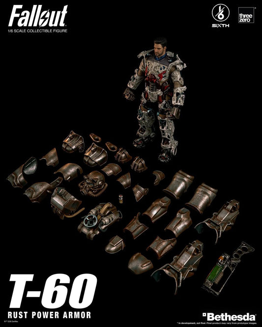 Preventa Figura T-60 Rust Power Armor - FALLOUT SiXTH marca Threezero 3Z1005 escala 1/6